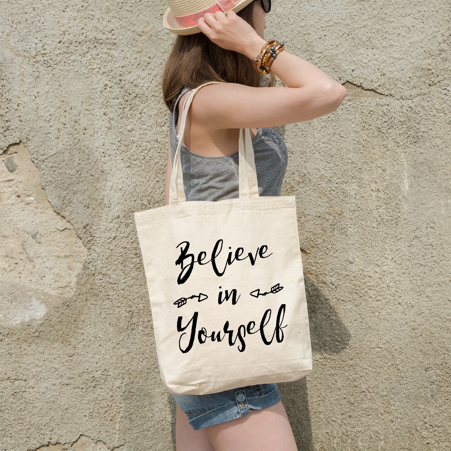 Believe in yourself | 100% Organic Cotton tote bag
