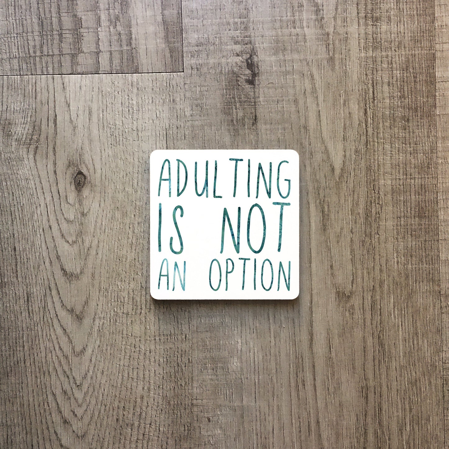 Adulting is not an option | Ceramic mug-Ceramic mug-Adnil Creations