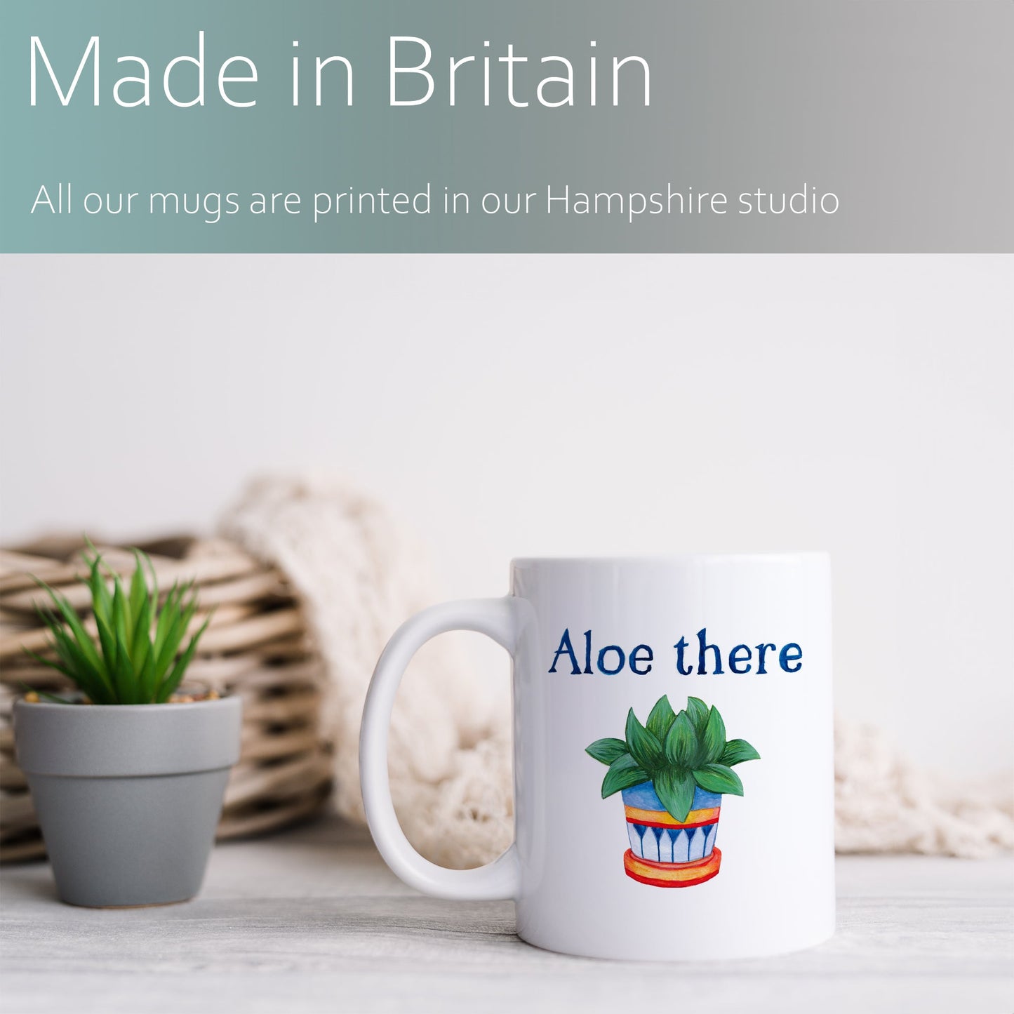 Aloe there | Ceramic mug-Ceramic mug-Adnil Creations