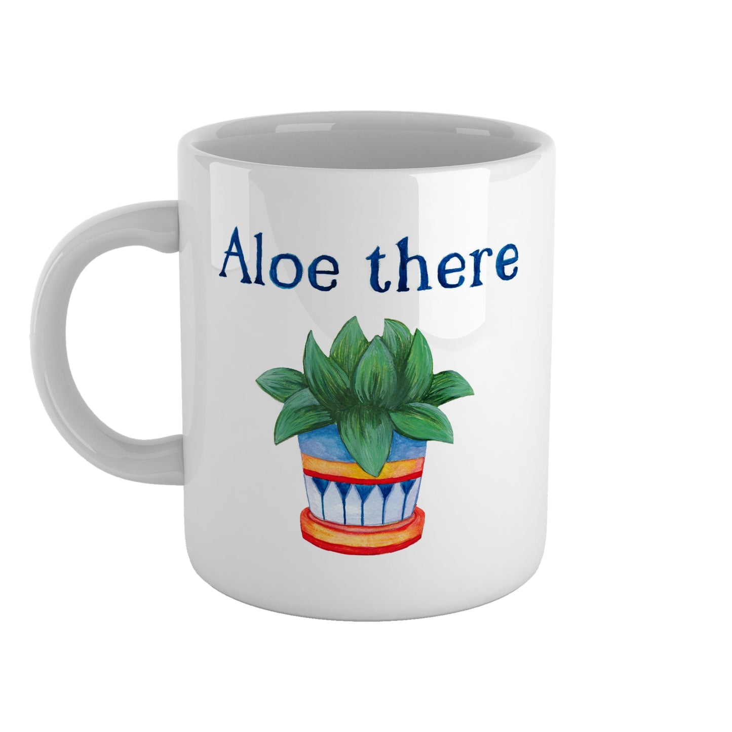 Aloe there | Ceramic mug-Ceramic mug-Adnil Creations