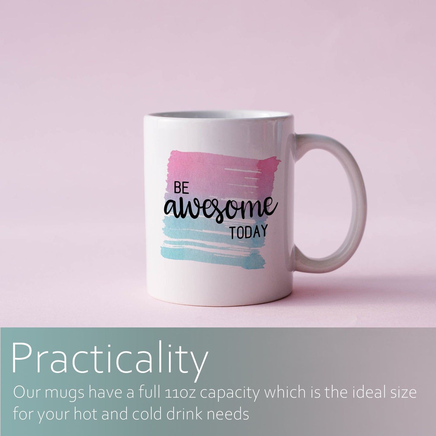 Be awesome today | Ceramic mug-Ceramic mug-Adnil Creations