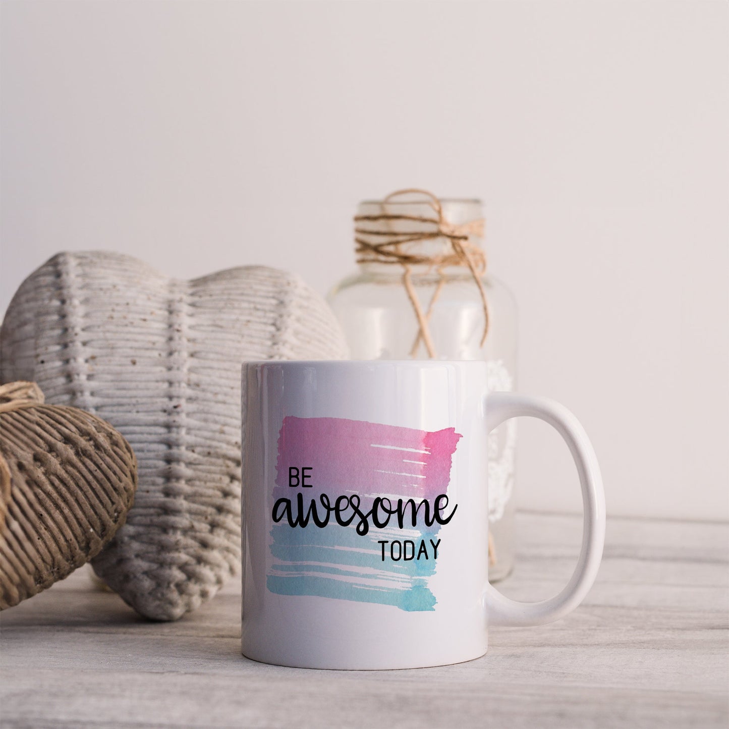 Be awesome today | Ceramic mug-Ceramic mug-Adnil Creations