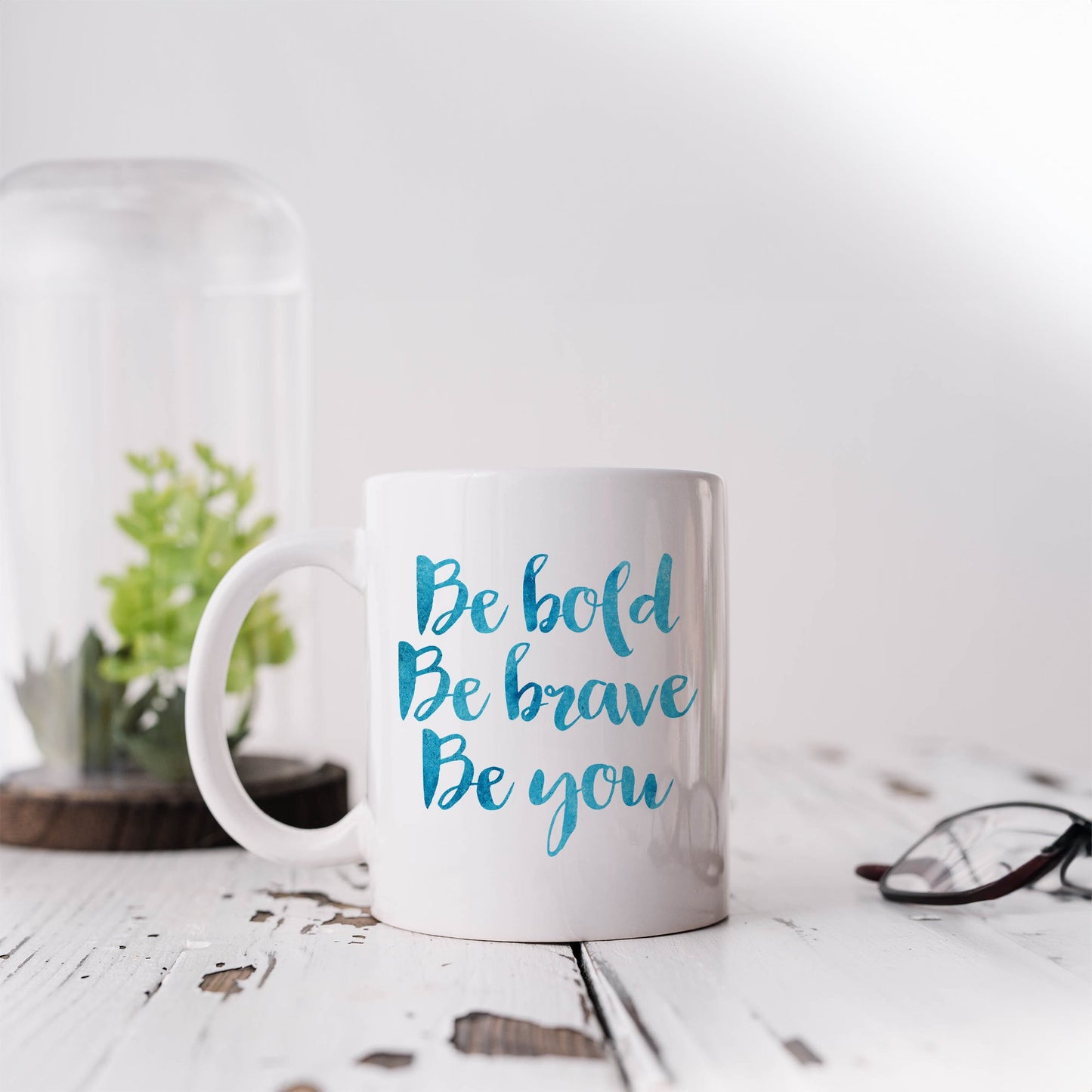 Be bold, be brave, be you | Ceramic mug-Ceramic mug-Adnil Creations