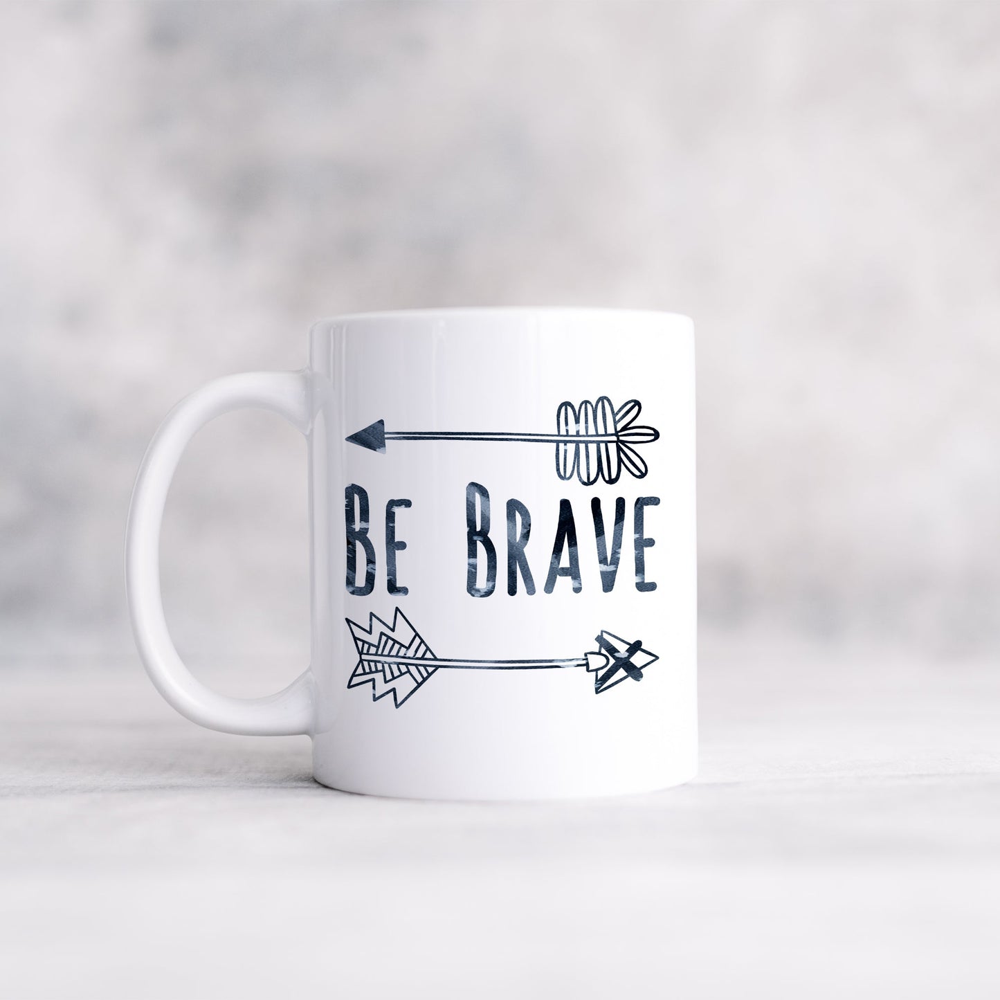 Be brave | Ceramic mug-Ceramic mug-Adnil Creations