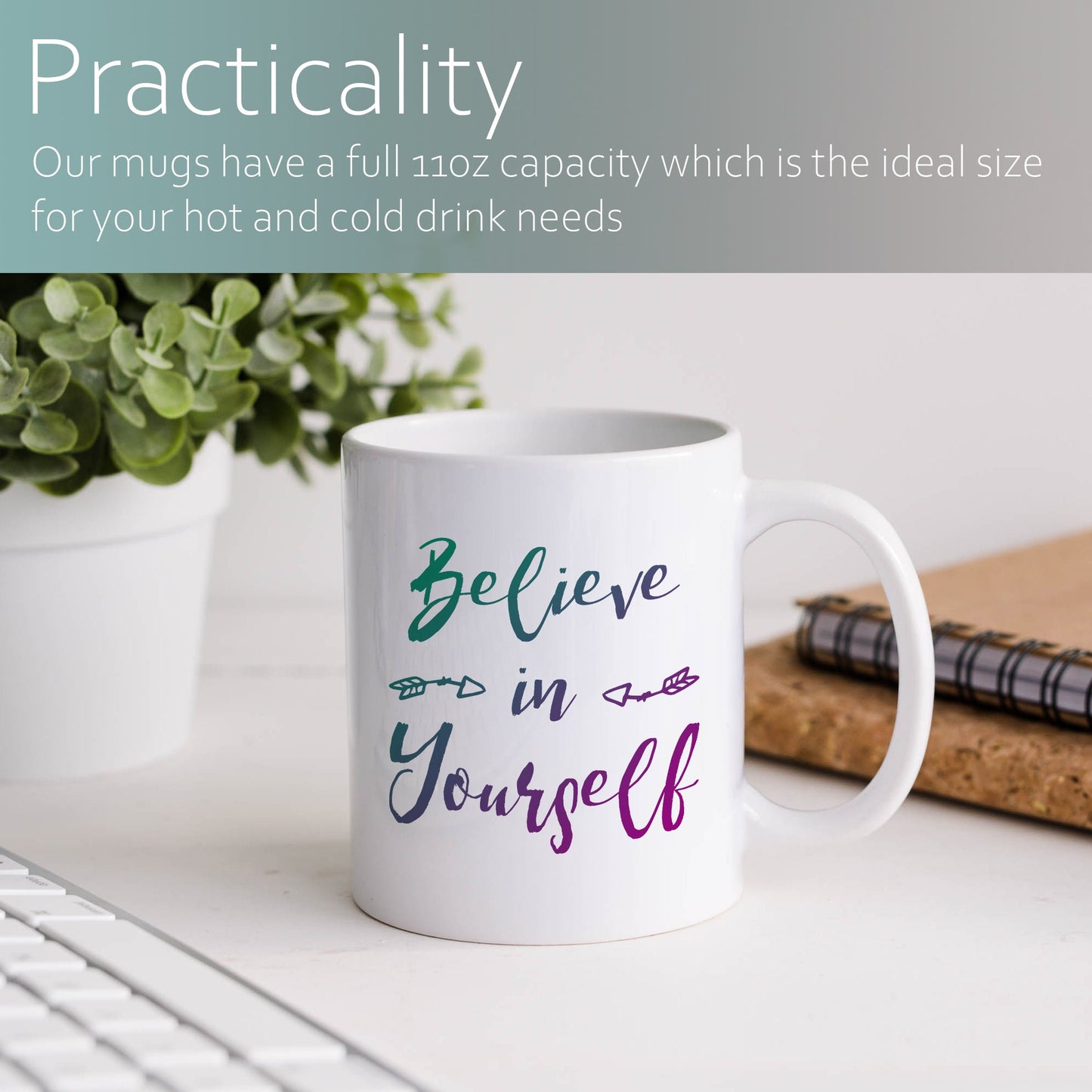 Believe in yourself | Ceramic mug-Ceramic mug-Adnil Creations
