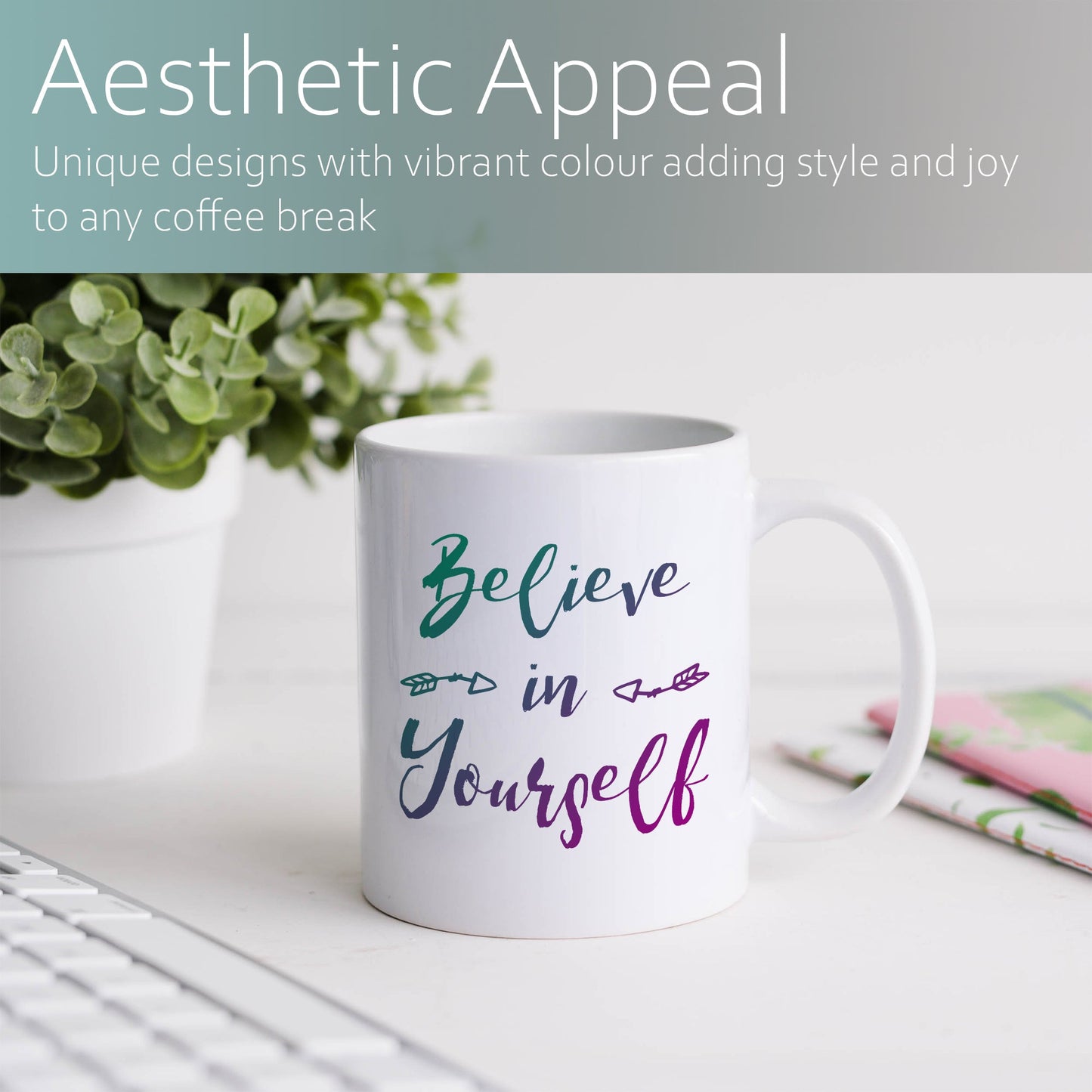 Believe in yourself | Ceramic mug-Ceramic mug-Adnil Creations