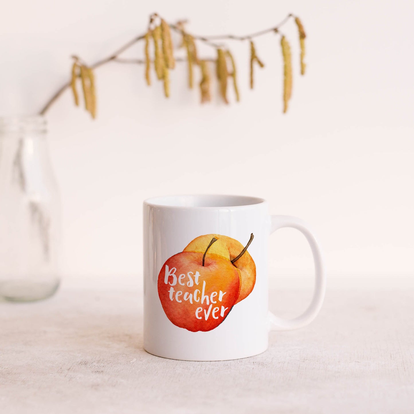 Best teacher ever | Ceramic mug-Ceramic mug-Adnil Creations