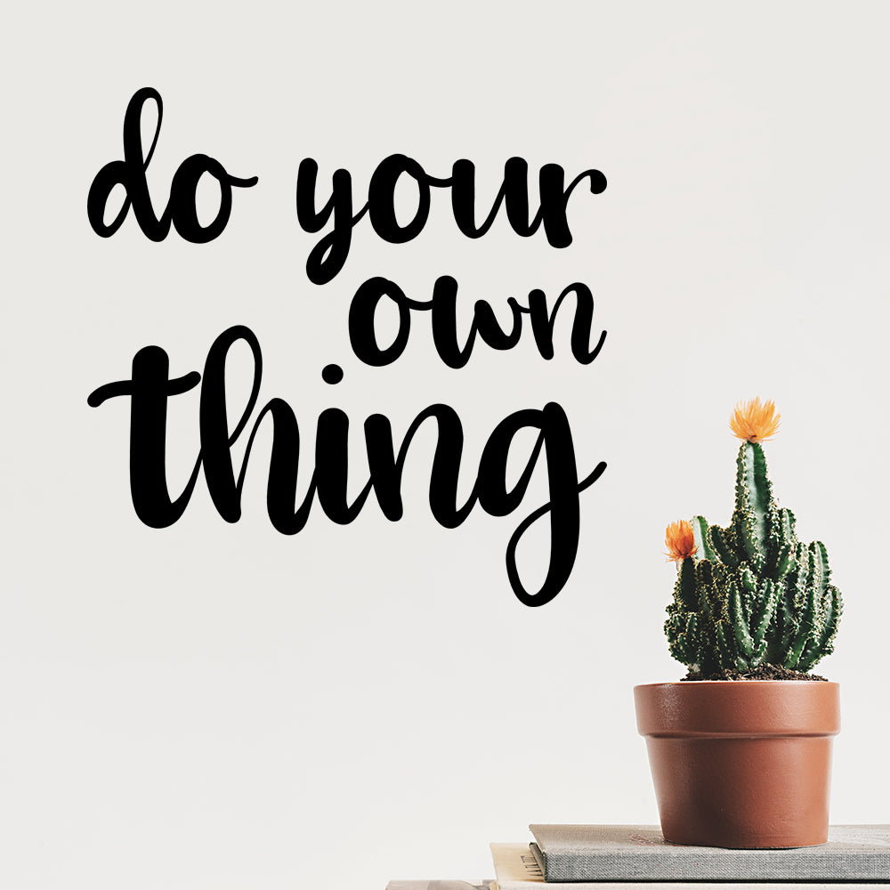 Do your own thing | Wall quote-Wall quotes-Adnil Creations