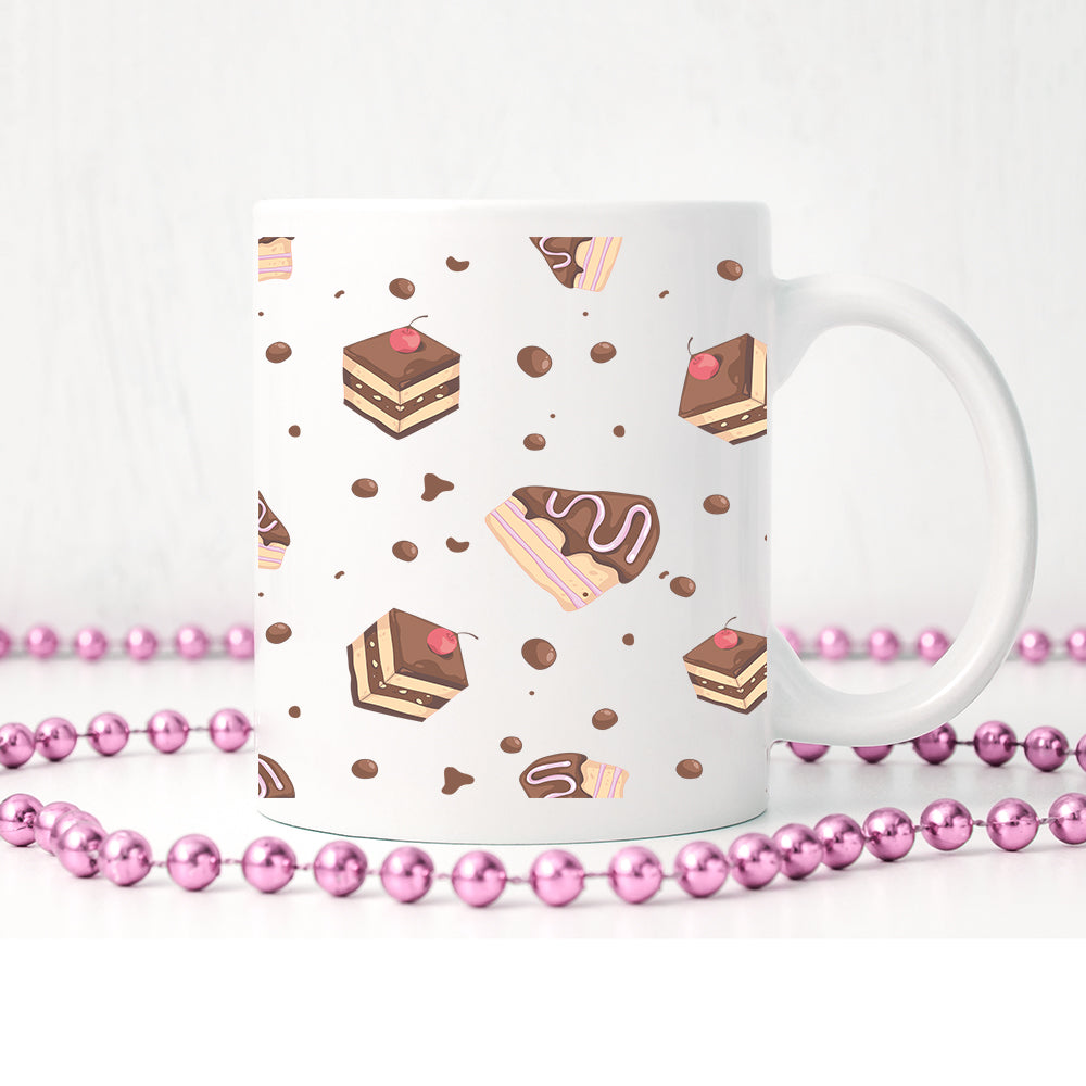 Chocolate cakes pattern | Ceramic mug - Adnil Creations