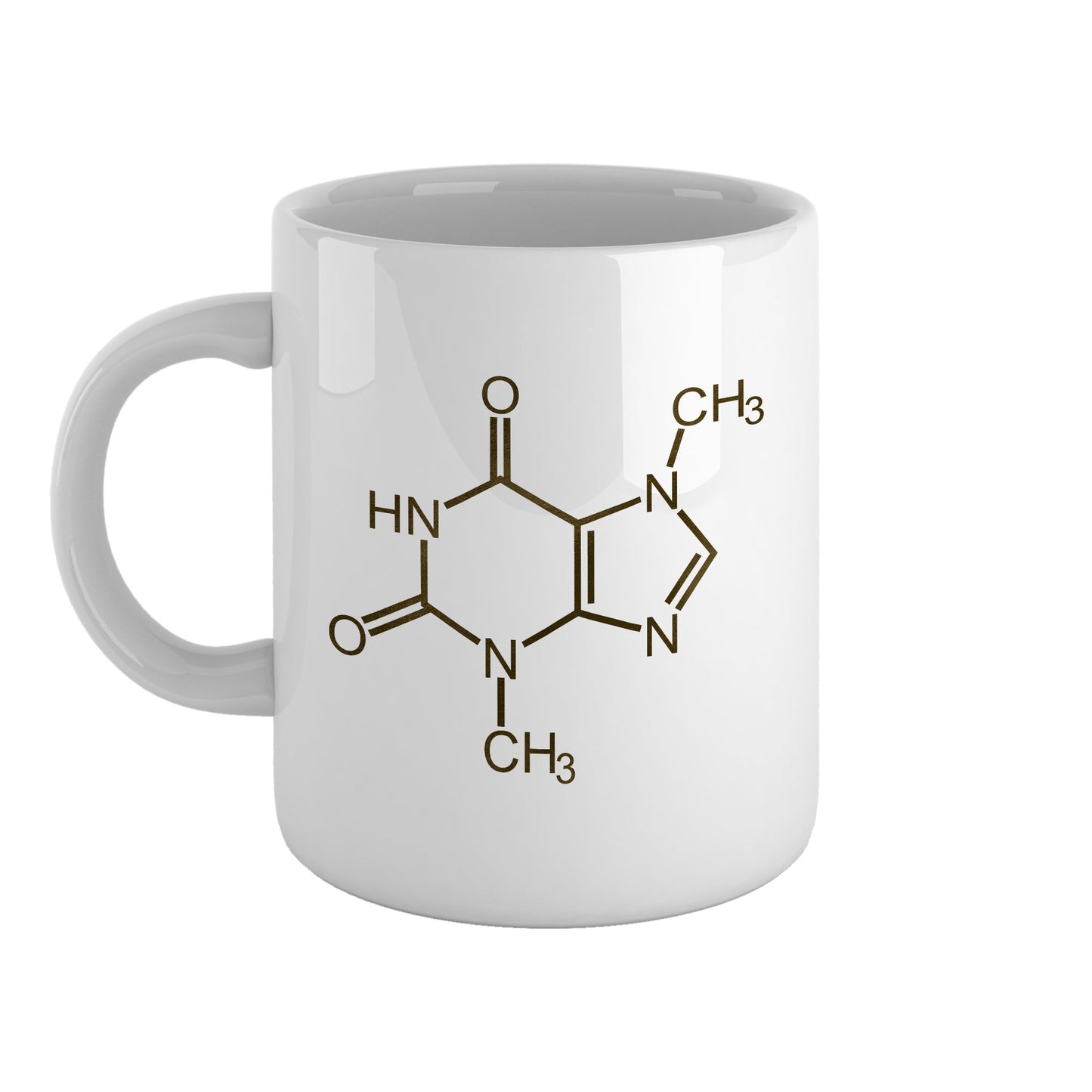 Chocolate molecule | Ceramic mug-Ceramic mug-Adnil Creations