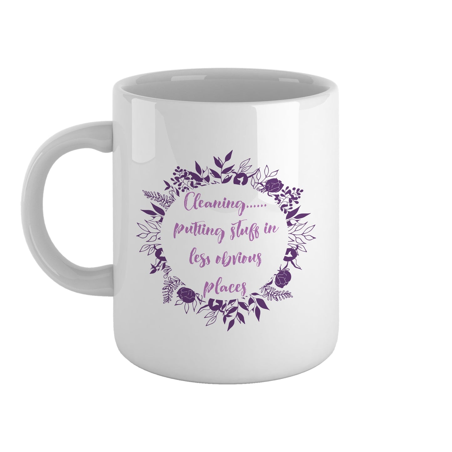 Cleaning: Putting stuff in less obvious places | Ceramic mug-Ceramic mug-Adnil Creations