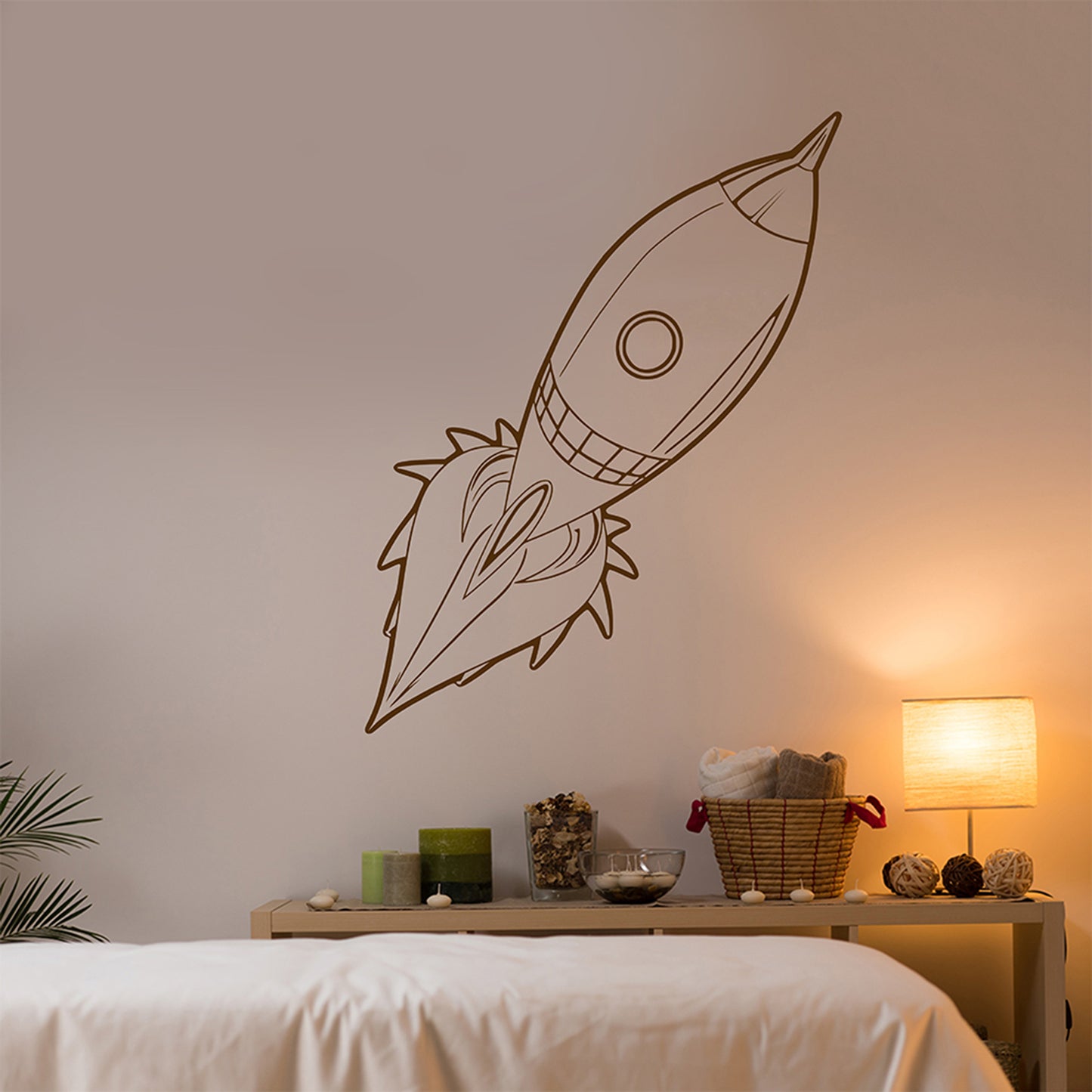 Retro rocket | Wall decal-Wall art-Adnil Creations