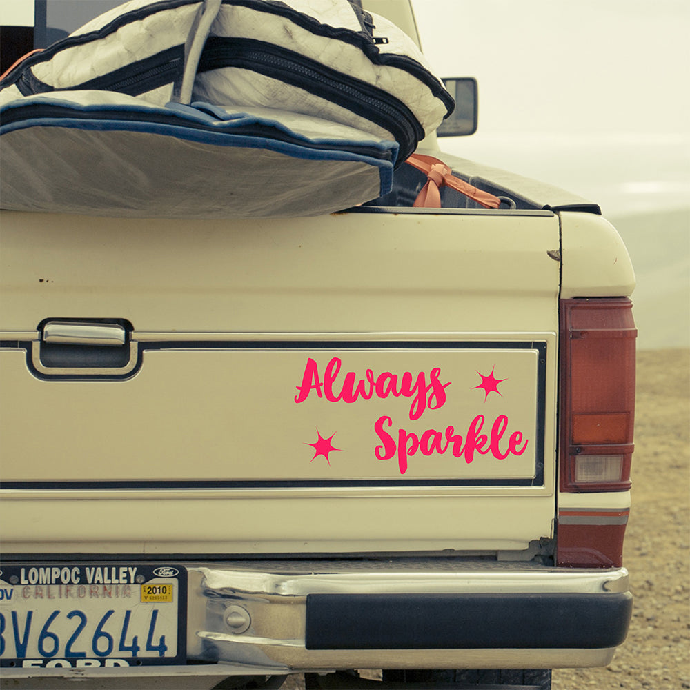 Always sparkle | Bumper sticker
