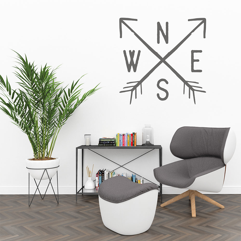 NESW Arrow compass | Wall quote-Wall quote-Adnil Creations