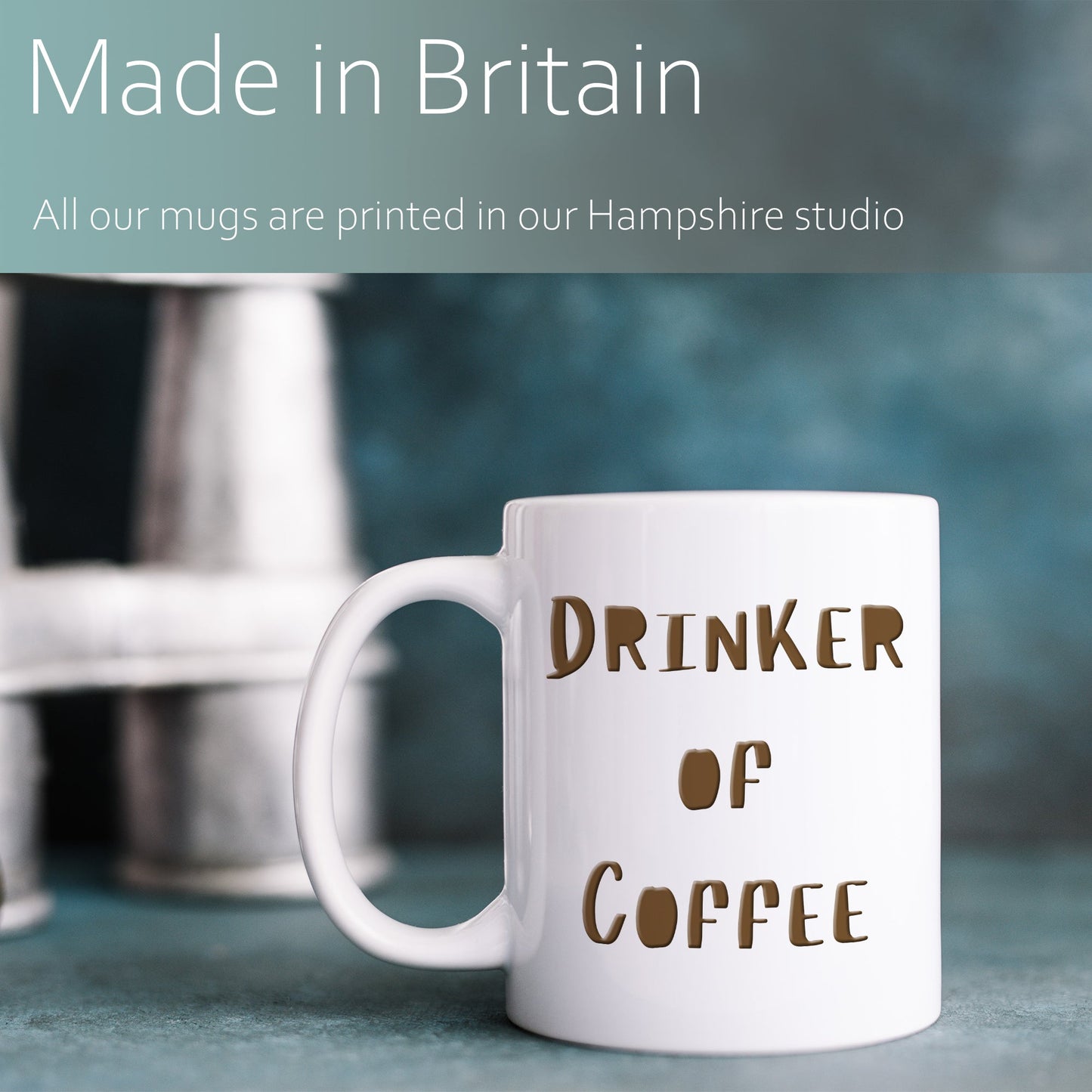 Drinker of coffee | Ceramic mug-Ceramic mug-Adnil Creations
