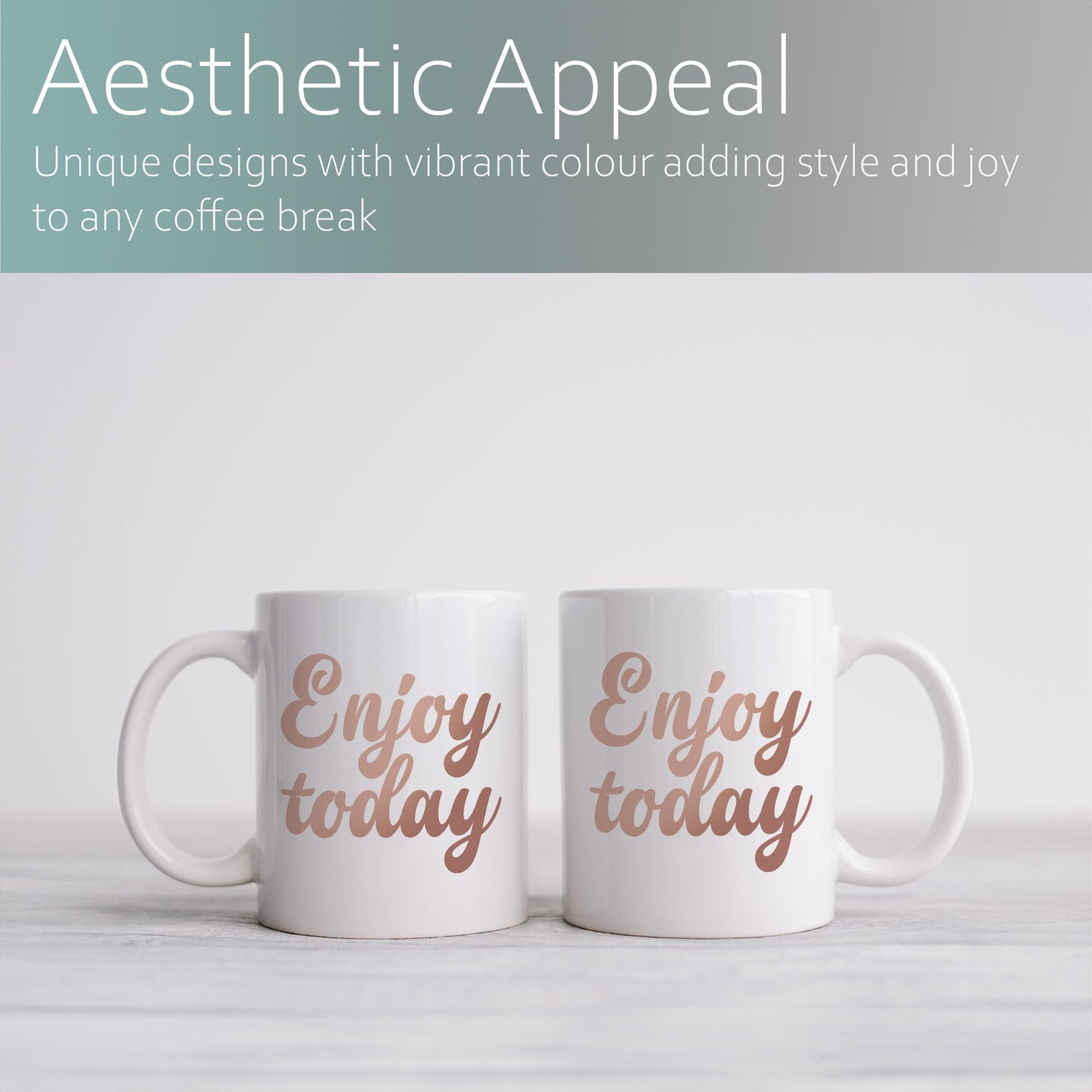 Enjoy today | Ceramic mug-Ceramic mug-Adnil Creations
