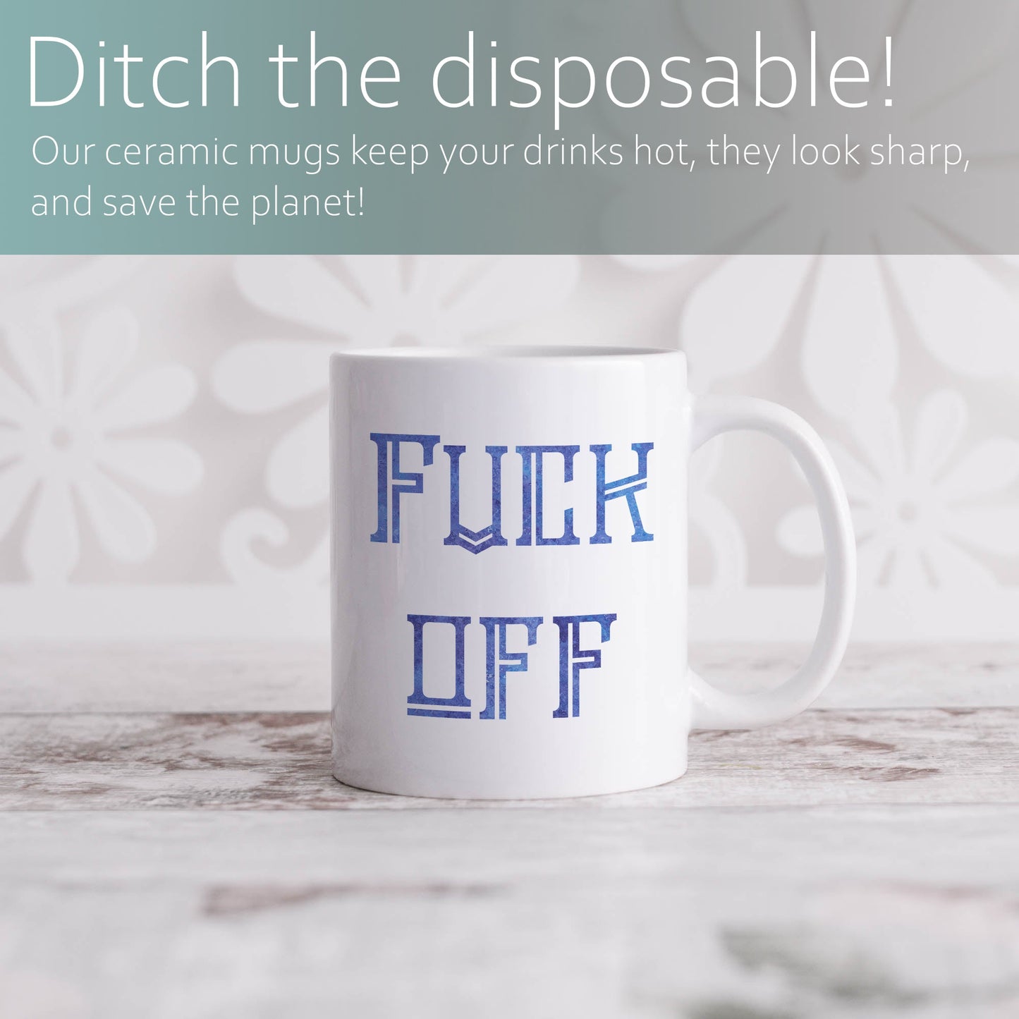 Fuck off | Ceramic mug-Ceramic mug-Adnil Creations