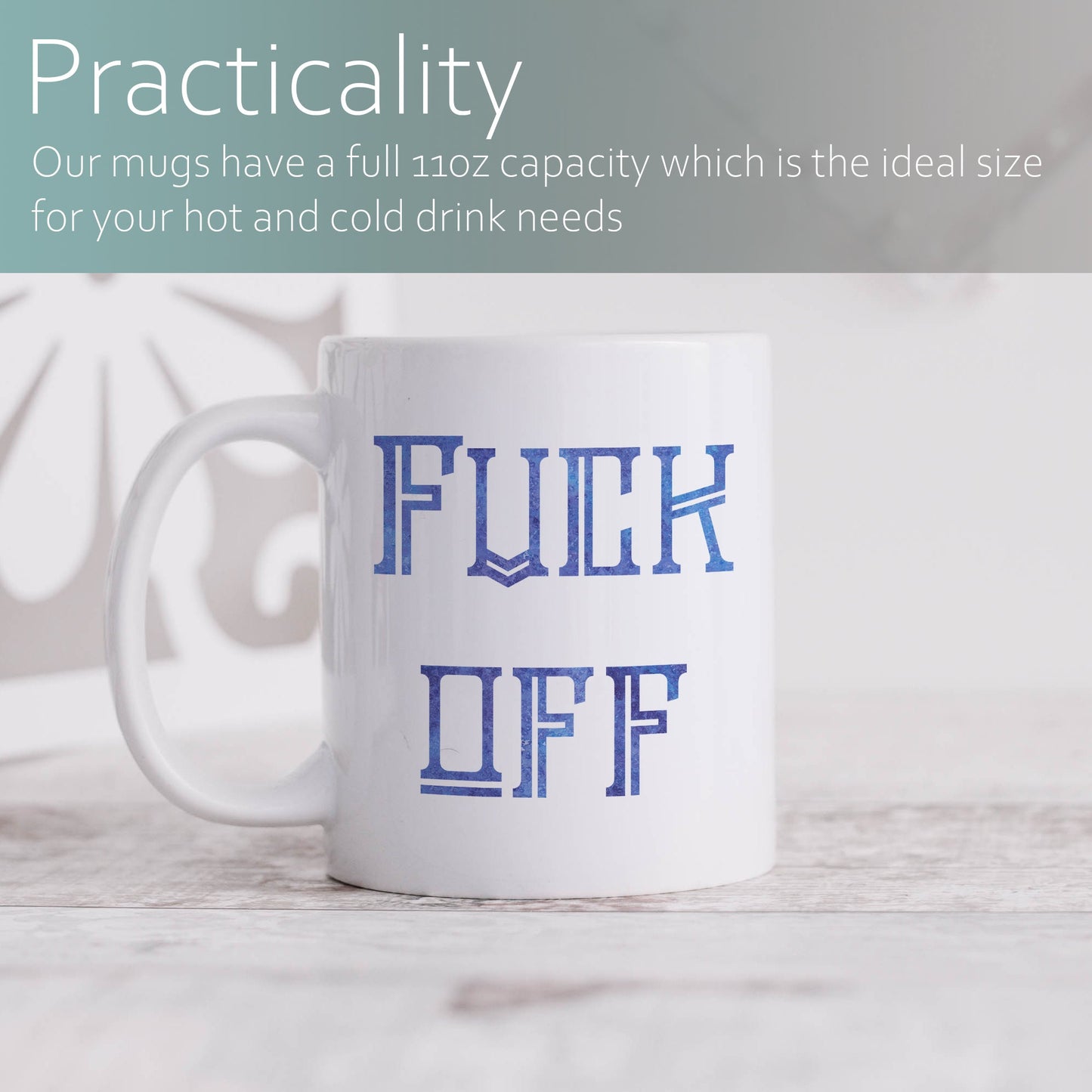 Fuck off | Ceramic mug-Ceramic mug-Adnil Creations