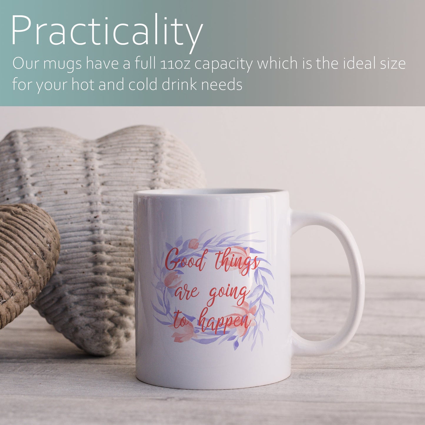 Good things are going to happen | Ceramic mug-Ceramic mug-Adnil Creations