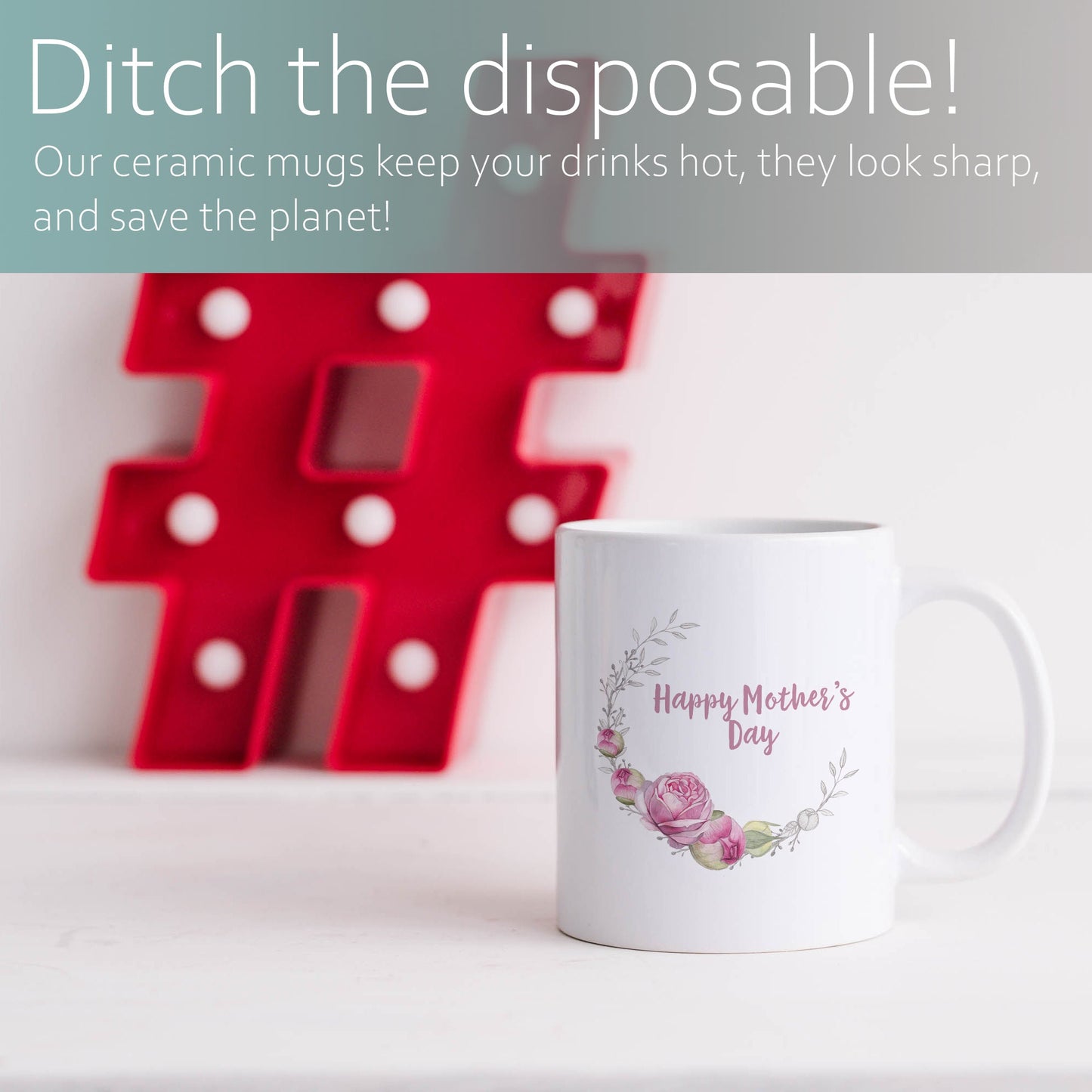 Happy mother's day | Ceramic mug-Ceramic mug-Adnil Creations
