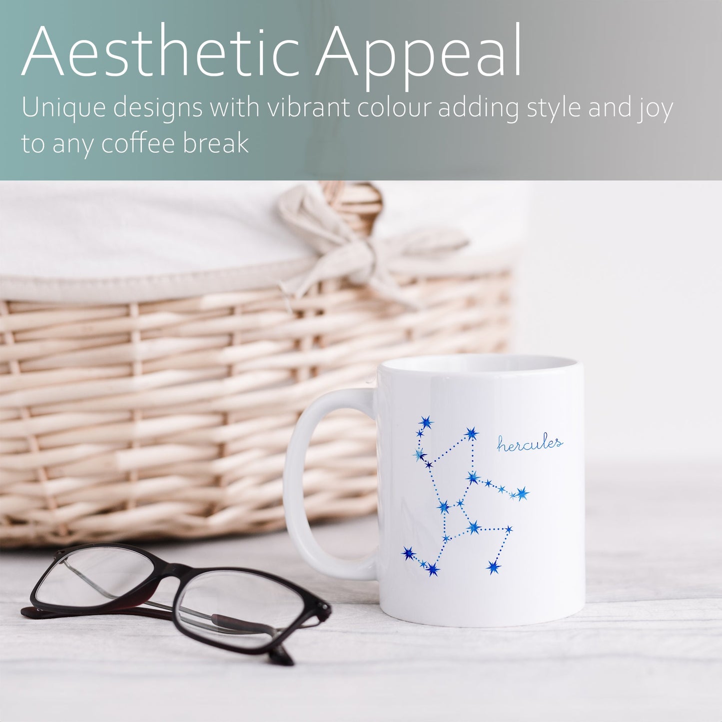 Hercules constellation | Ceramic mug-Ceramic mug-Adnil Creations