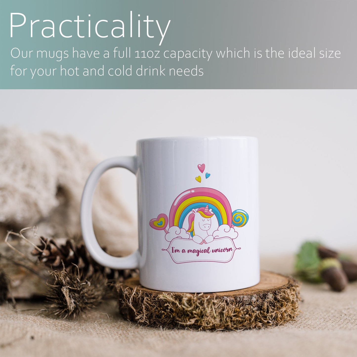 I'm a magical unicorn | Ceramic mug-Ceramic mug-Adnil Creations
