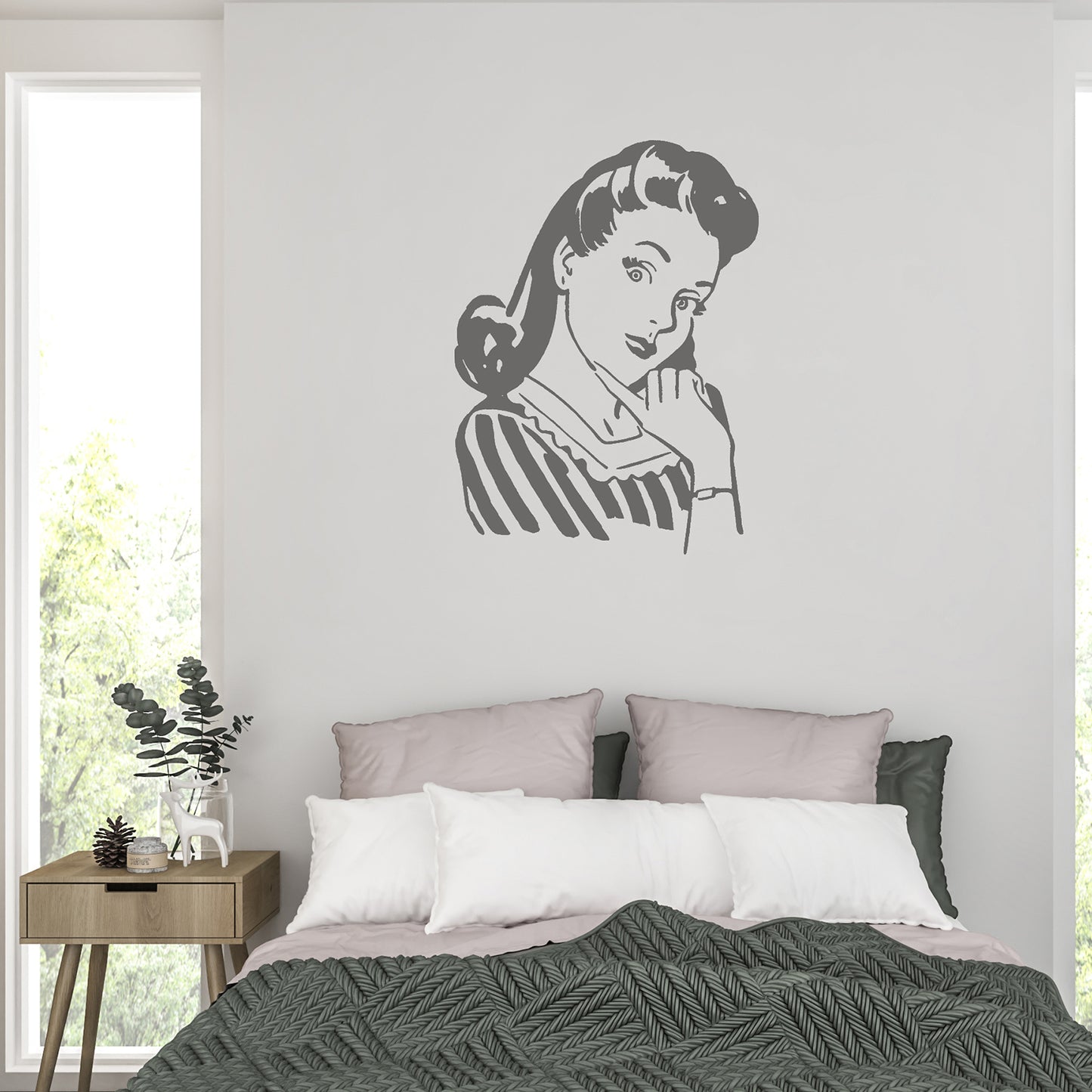 1950's housewife | Wall decal