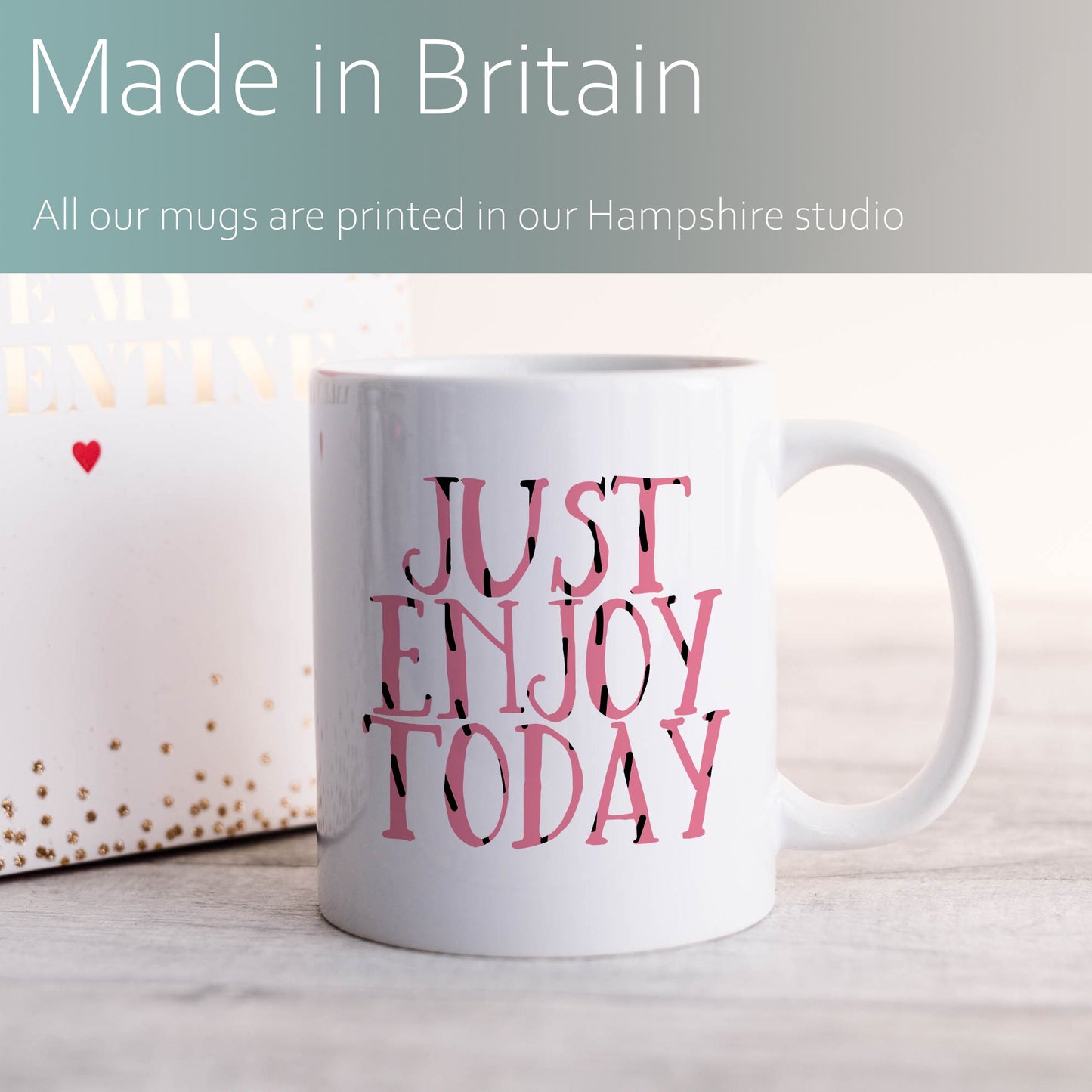 Just enjoy today | Ceramic mug-Ceramic mug-Adnil Creations