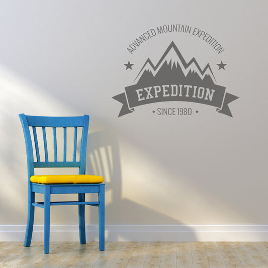 Advanced mountain expedition | Wall quote