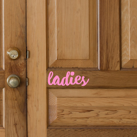 Ladies | Door decal