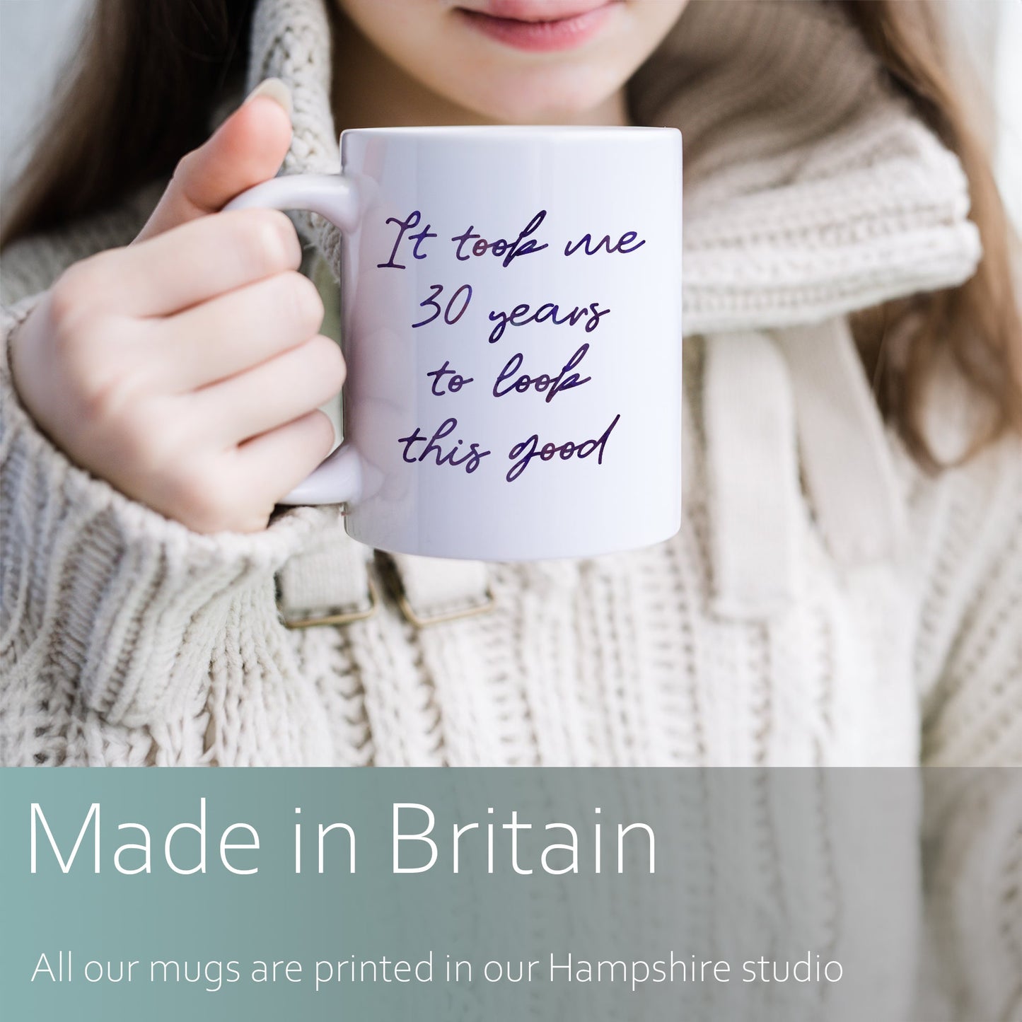 Personalised age "It took me this many years to look this good" | Ceramic mug-Ceramic mug-Adnil Creations