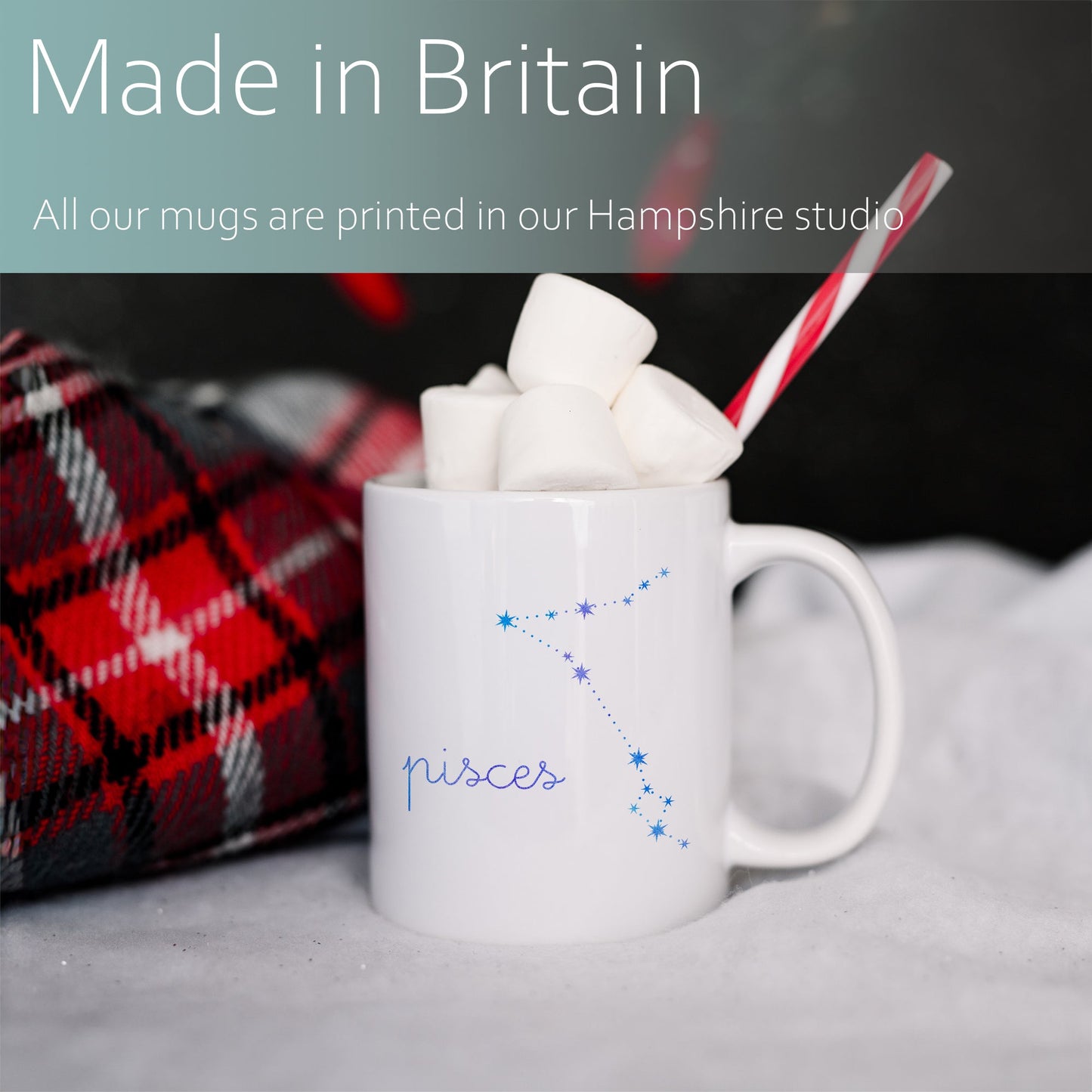 Pisces constellation | Ceramic mug-Ceramic mug-Adnil Creations
