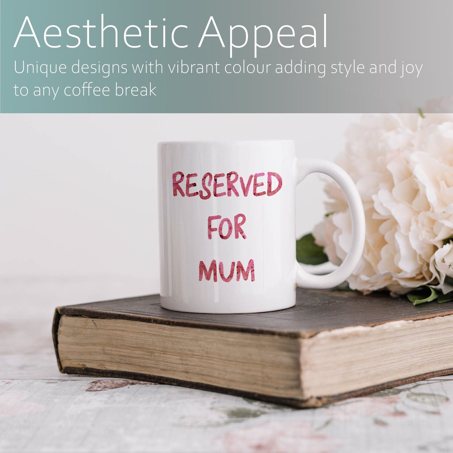 Reserved for mum | Ceramic mug-Ceramic mug-Adnil Creations