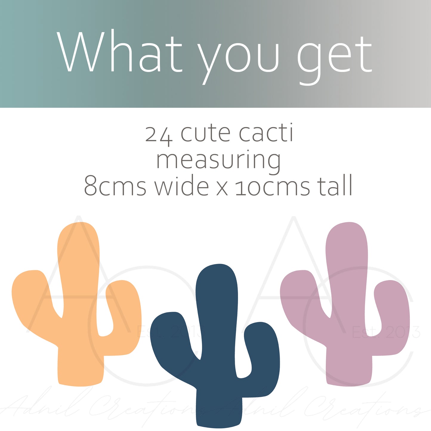 Cacti | Fabric wall stickers-Fabric wall stickers-Adnil Creations