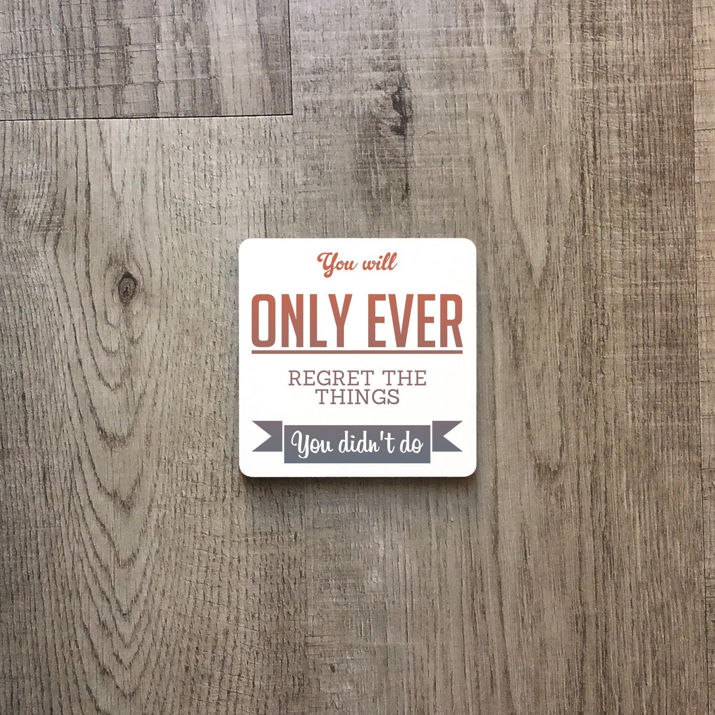You'll only ever regret the things you didn't do | Ceramic mug-Ceramic mug-Adnil Creations