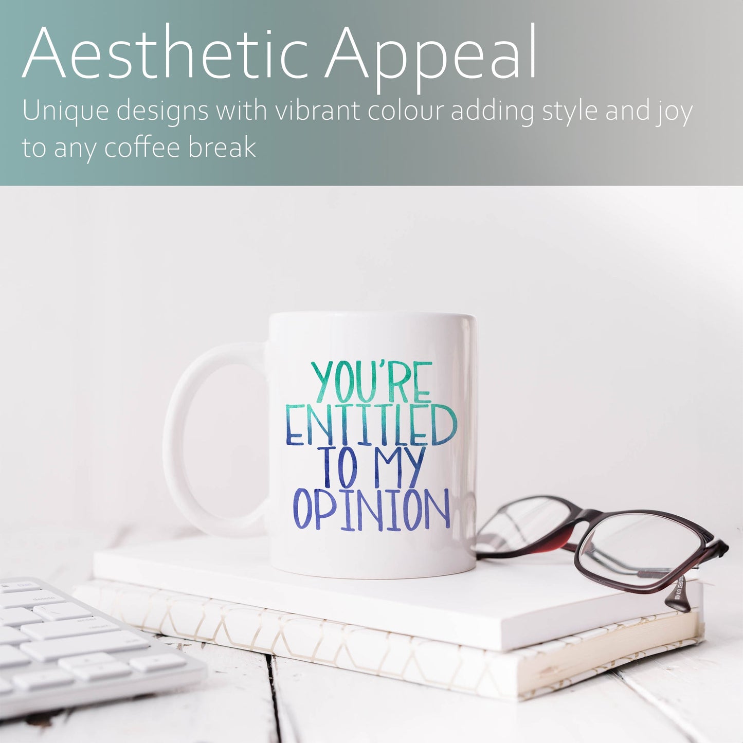 You're entitled to my opinion | Ceramic mug-Ceramic mug-Adnil Creations