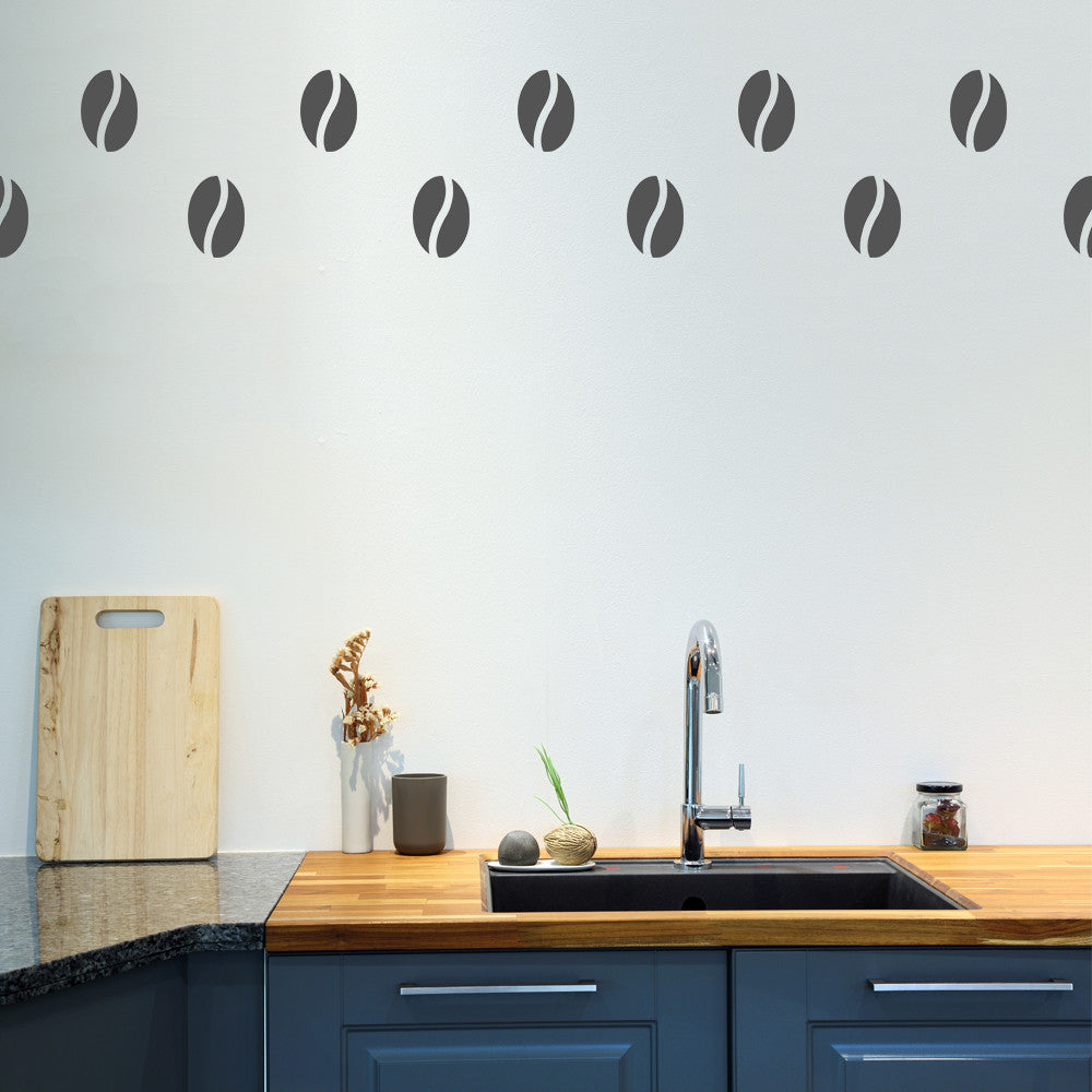 Set of 50 coffee beans | Wall pattern - Adnil Creations