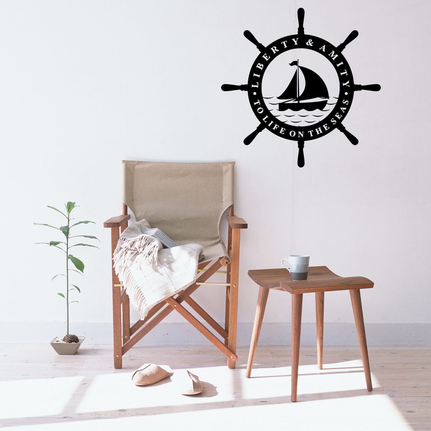 Liberty and amity to life on the seas | Wall decal - Adnil Creations