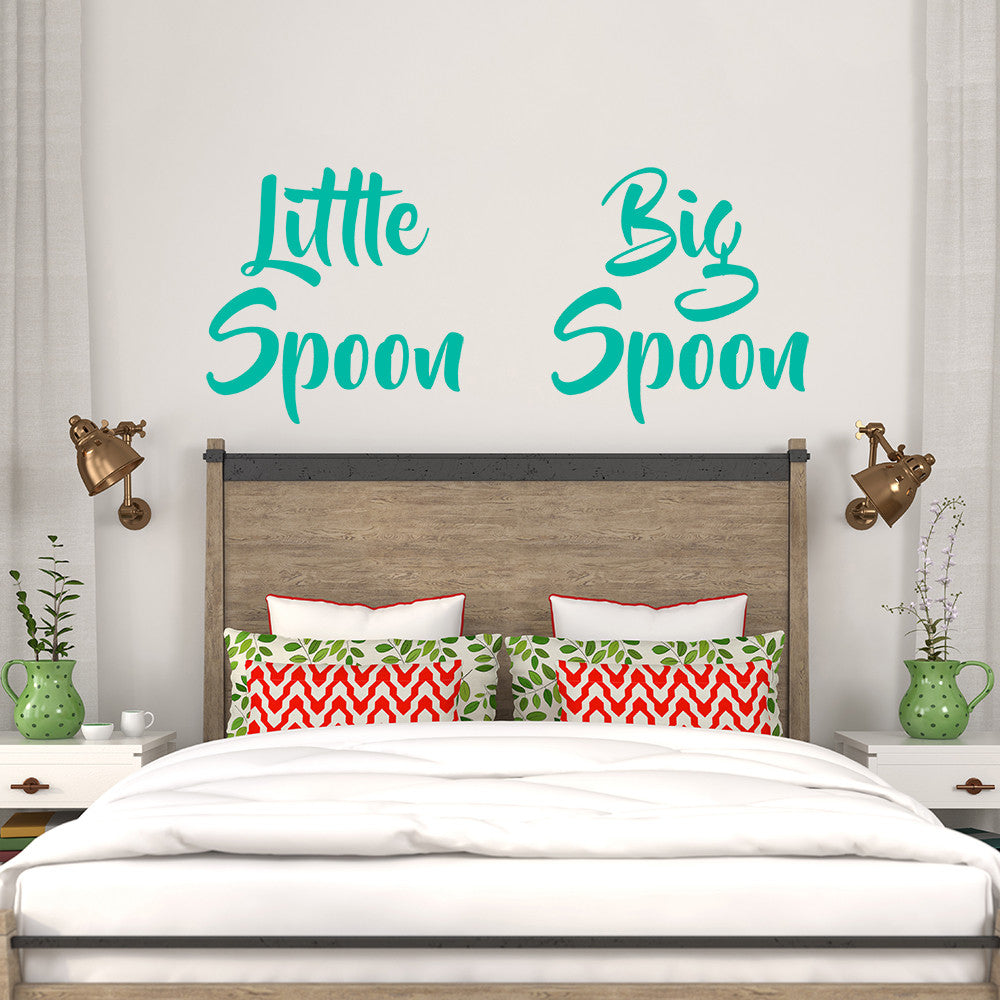 Big spoon, little spoon | Wall quote - Adnil Creations