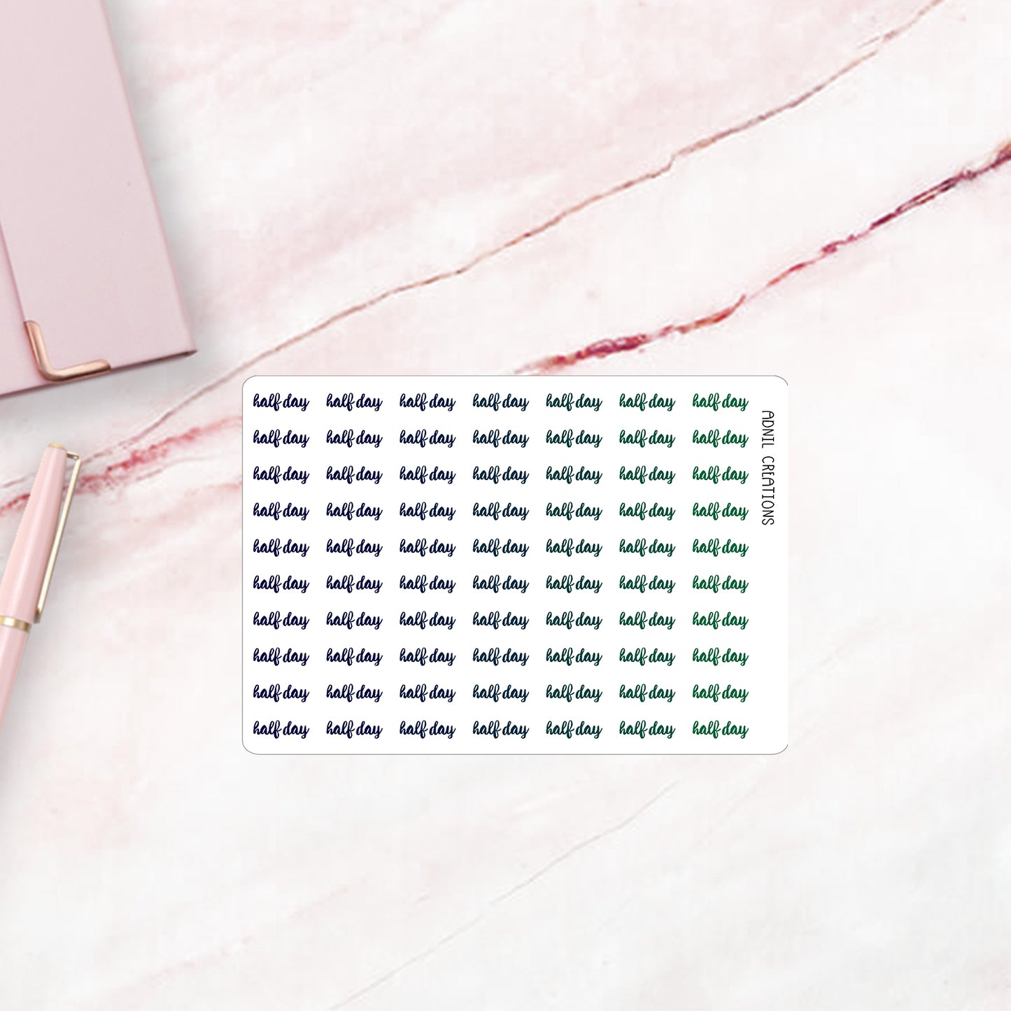 Half day ombre | Planner stickers - Adnil Creations