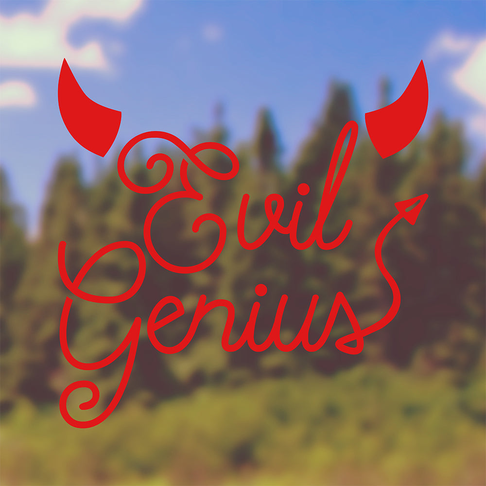 Evil Genius | Bumper sticker
