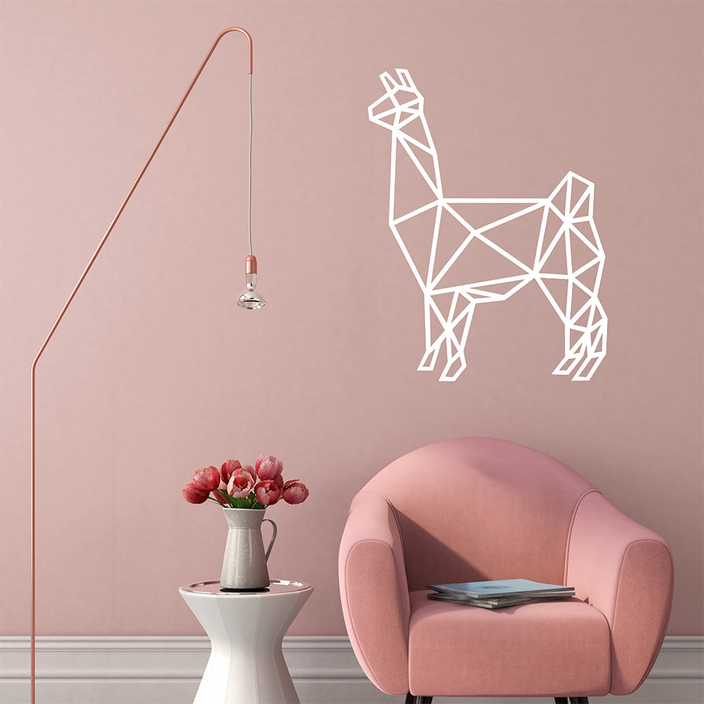 Geometric llama | Wall decal - Adnil Creations