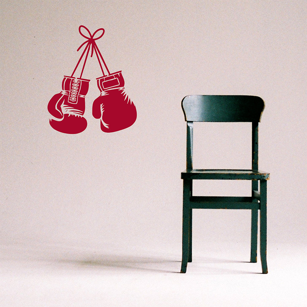 Wall sticker boxing gloves