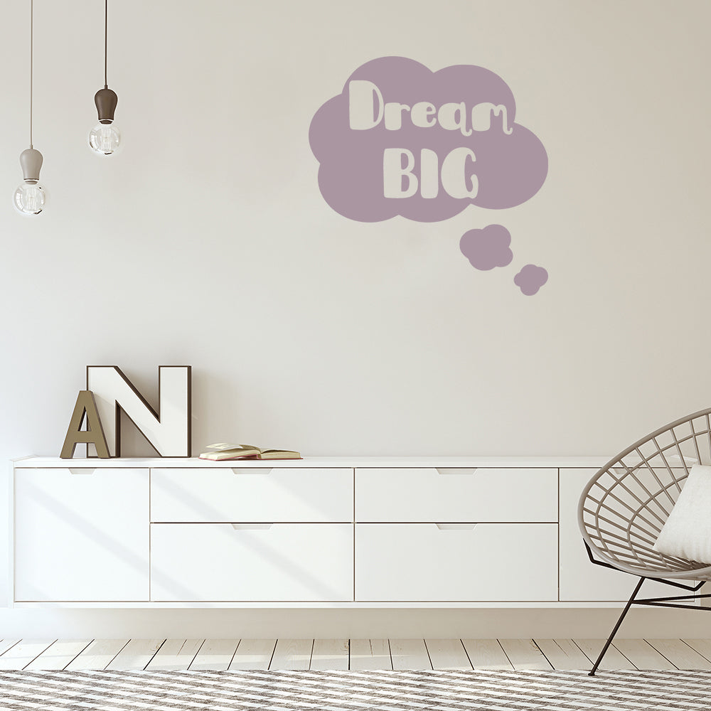 Dream big | Wall quote - Adnil Creations