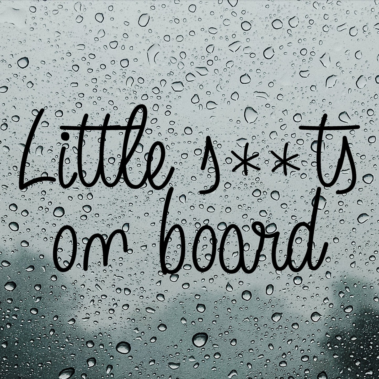 Little shits on board | Bumper sticker - Adnil Creations
