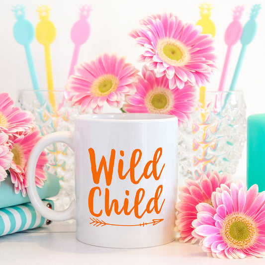 Wild child | Ceramic mug - Adnil Creations