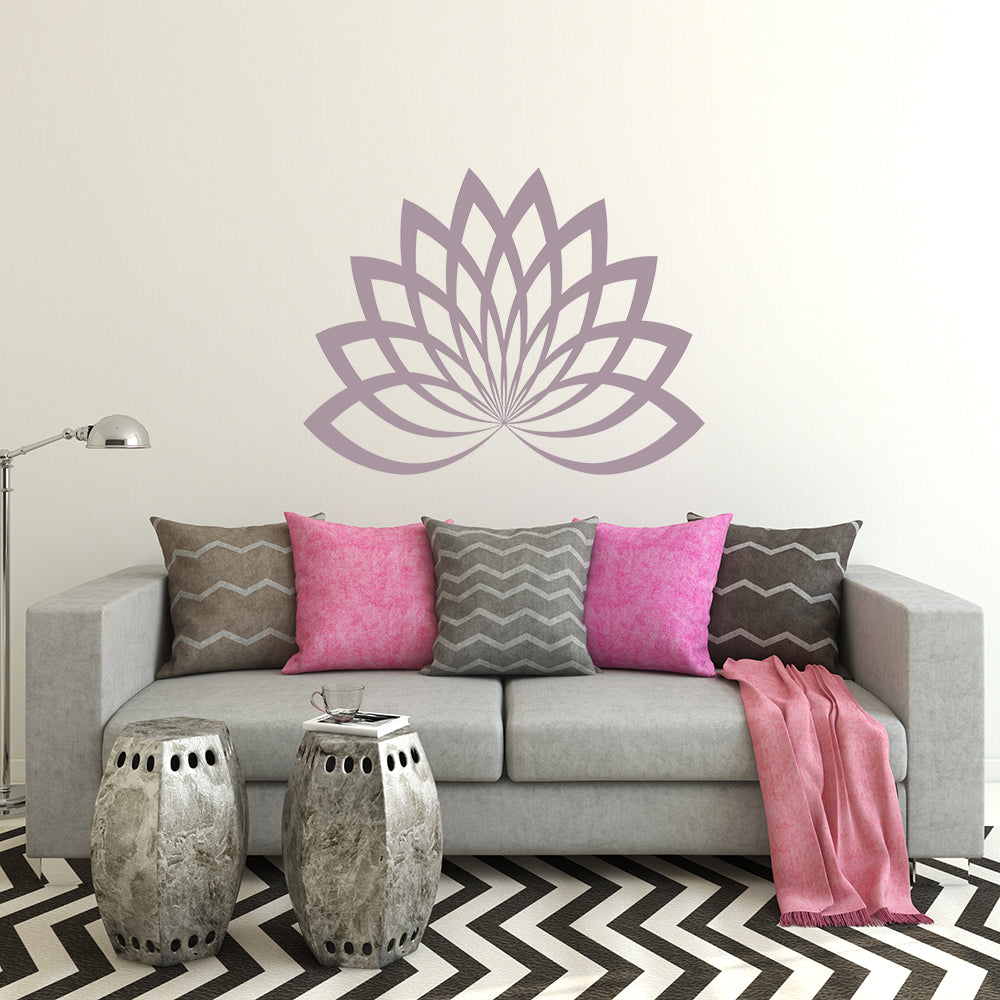 Lotus flower | Wall decal - Adnil Creations