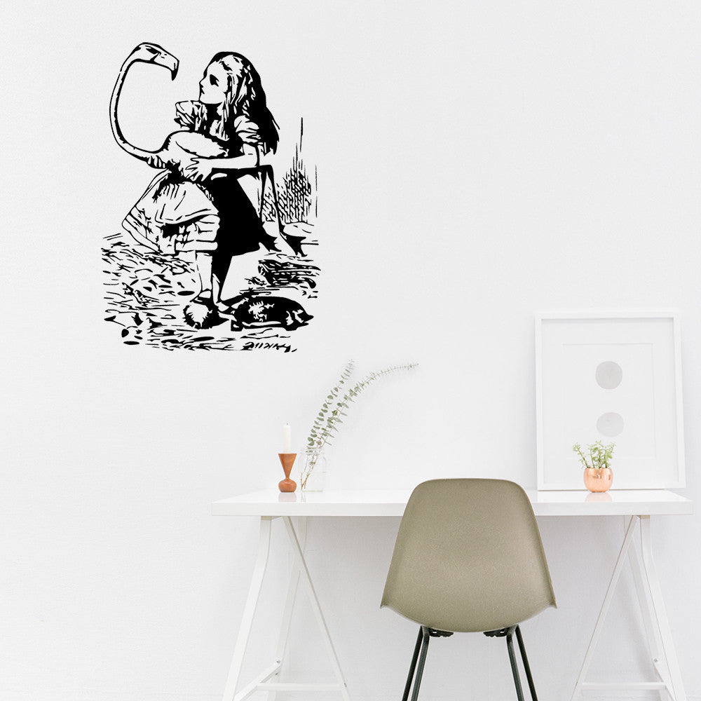 The Queen's croquet ground | Alice's adventures in Wonderland | Wall decal - Adnil Creations