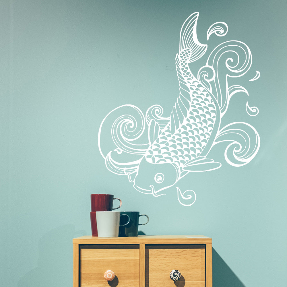 Japanese koi | Wall decal - Adnil Creations