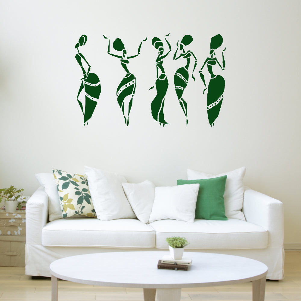 African women dancers | Wall decal - Adnil Creations